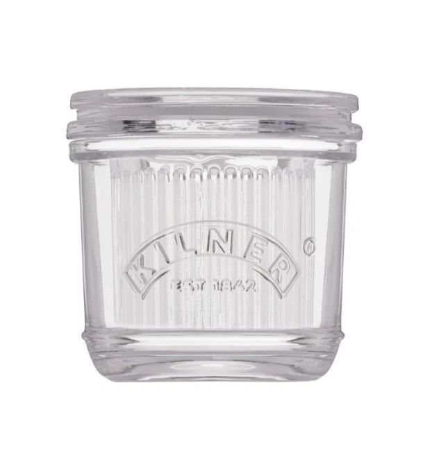 Glass Butter Crock