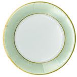 Watercolor Celadon Paper Dinner Plates - 8 Per Package