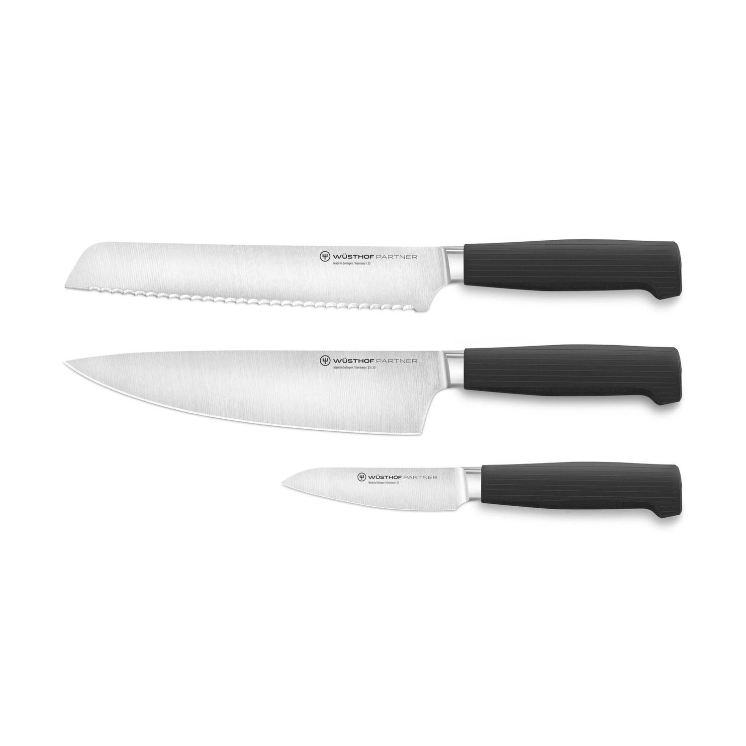 Partner Series 3-Pc Set 3.5" Paring, 8" Bread, 8" Chef