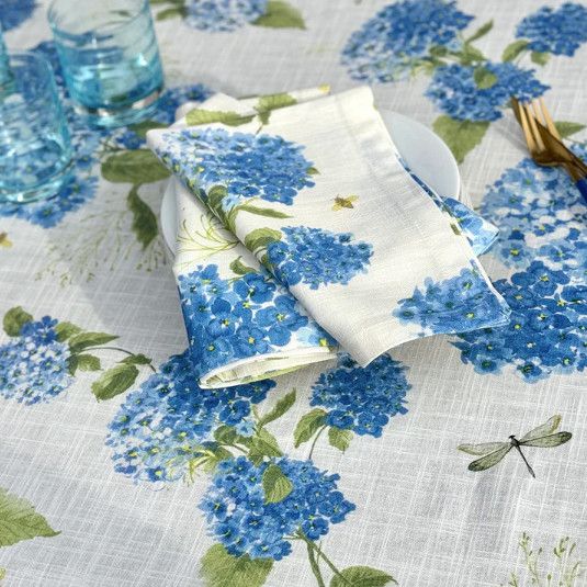 Hydrangea Blue 90" Runner