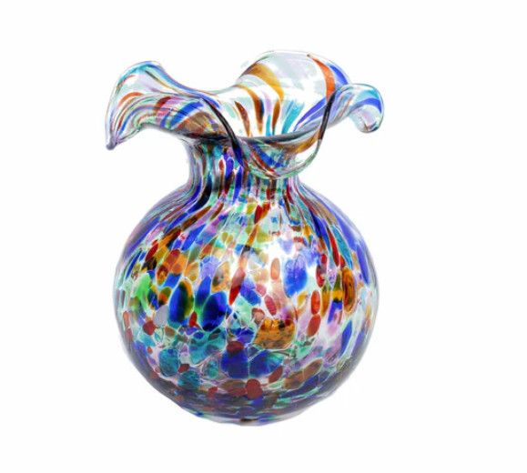 Hibiscus Carnevale Bud Vase Small