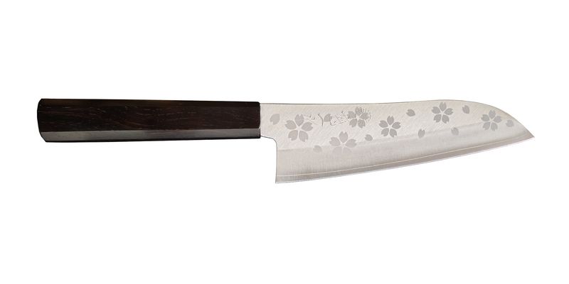 LE Sakura Series 7" Santoku w/ Ebony Handle