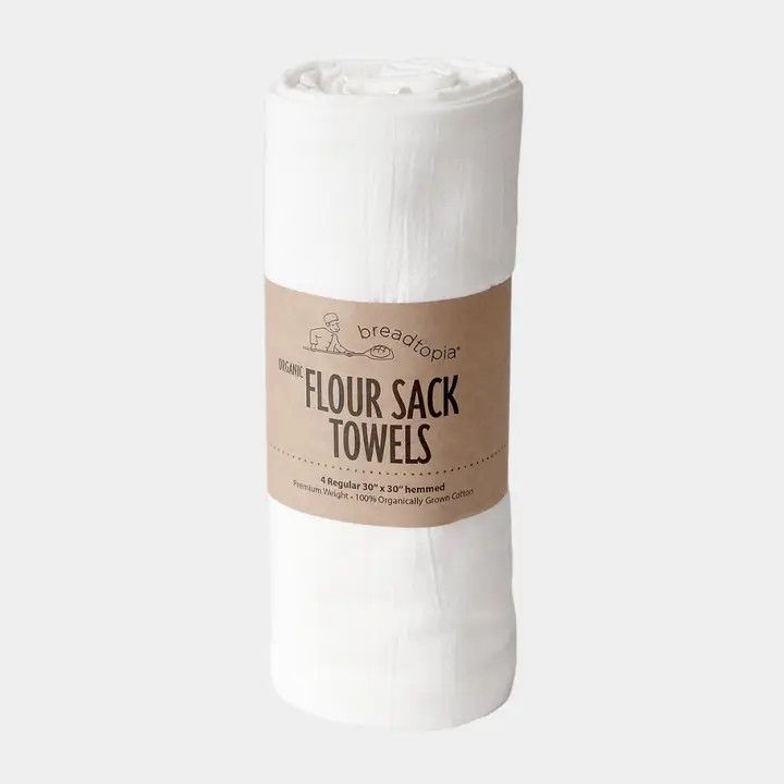 Organic Cotton Flour Sack Towels Set of 4