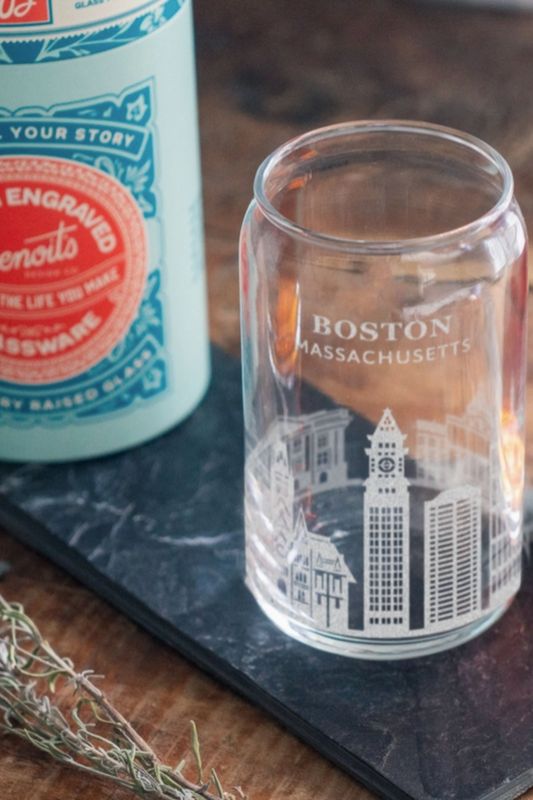 Boston Skyline Glass