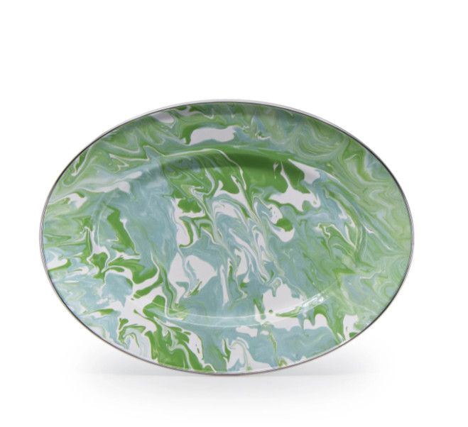 Modern Monet Oval Platter
