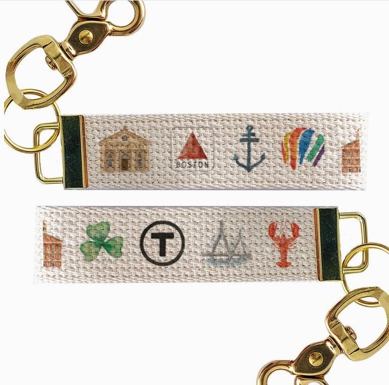 Famous Boston Places Keychain