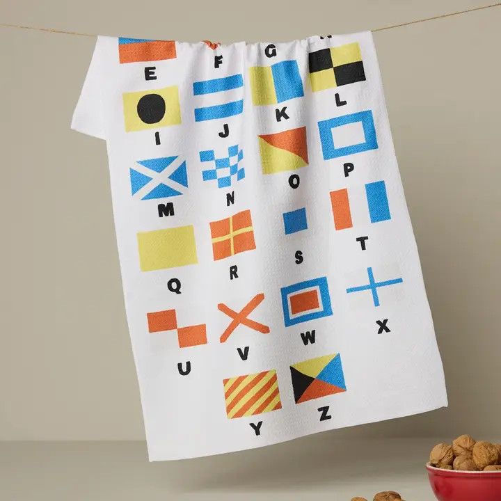 Signal Flags Tea Towel