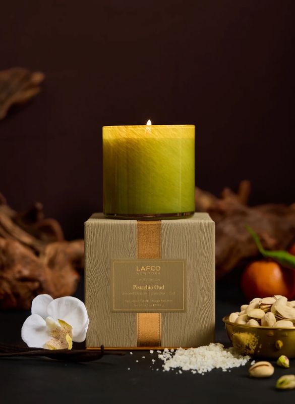 Signature Pistachio Oud Candle 15.5oz