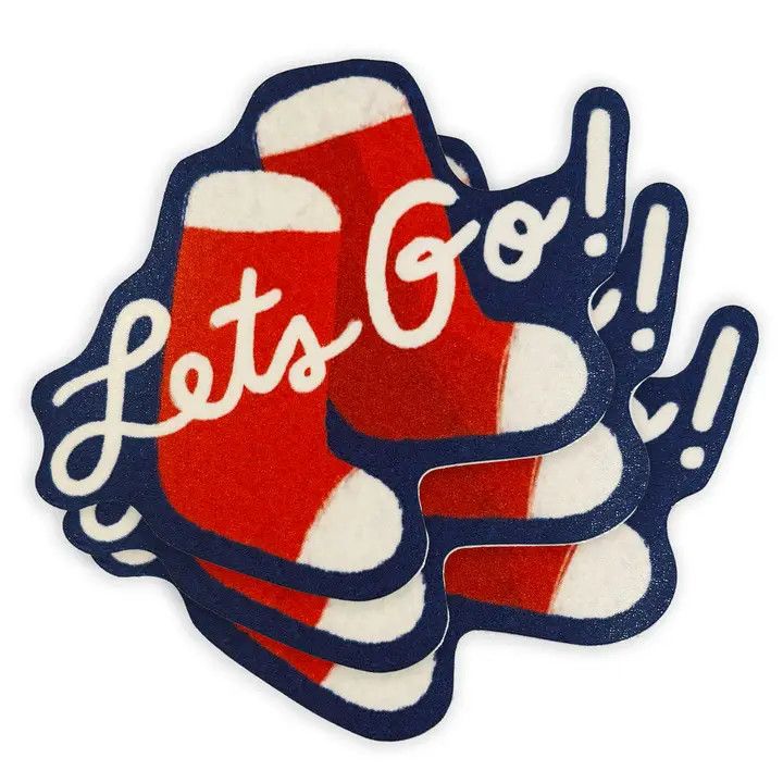 Let's Go Red Sox Sticker
