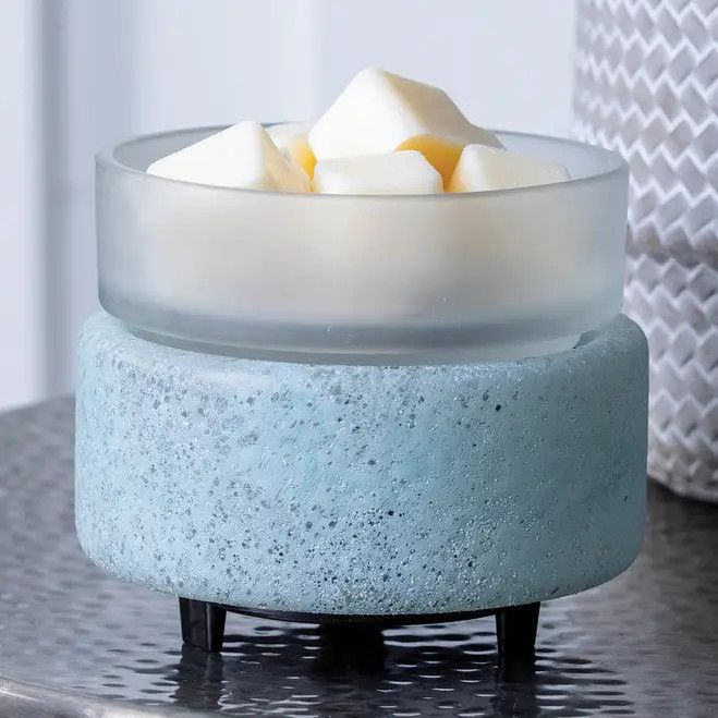 Beach Glass 2 in 1 Candle and Wax Warmer