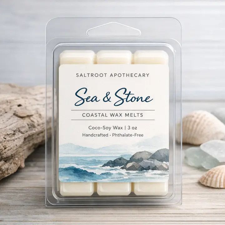 Coastal Collection Wax Melts - Sea and Stone