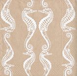 Seahorses Sand Paper Cocktail Napkins