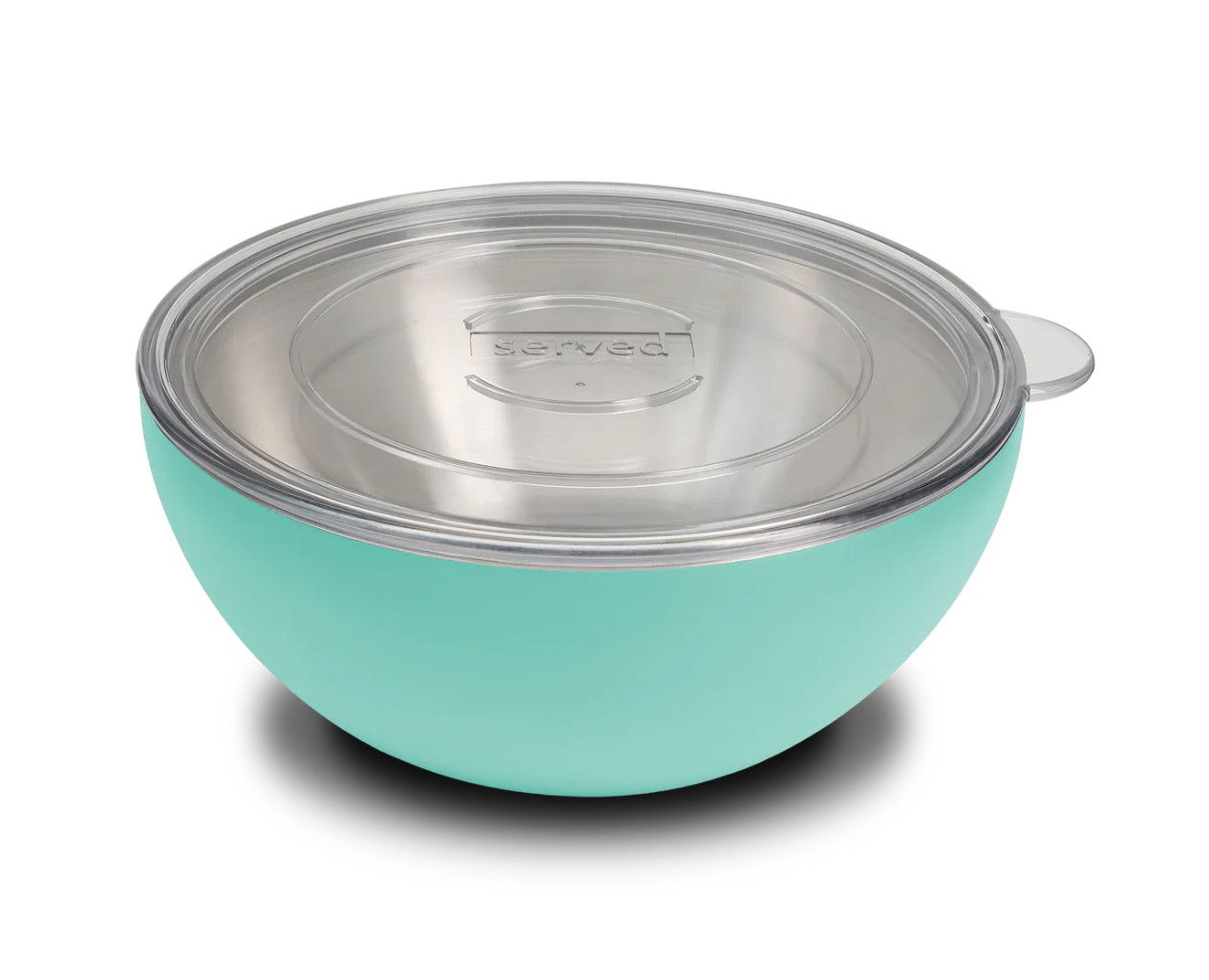 Vacuum-Insulated Serving Bowl 3Qt, Color: Blue Lemonade