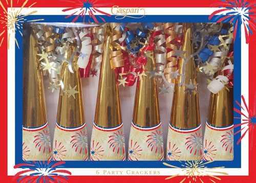 Celebrate Cone Crackers - 6 per box 10"