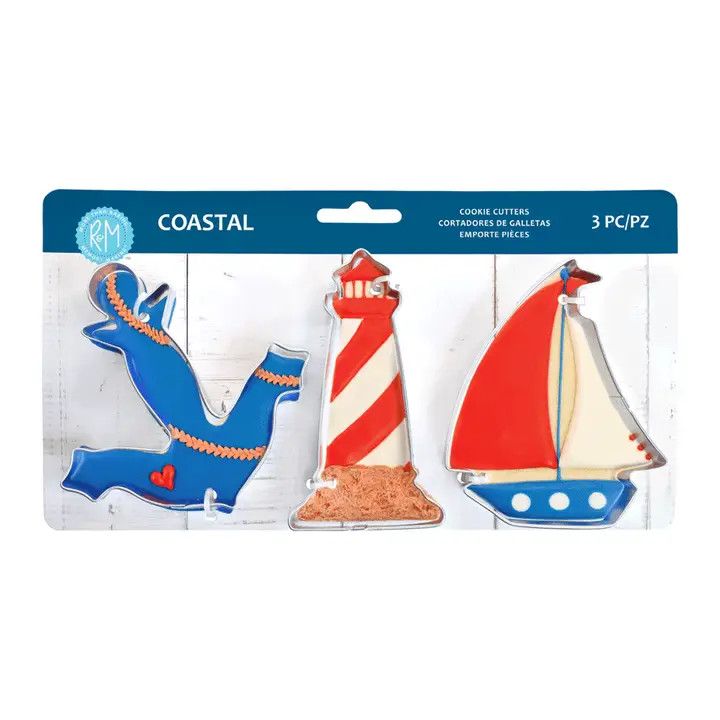 Coastal Cookie Cutters 3pc Set