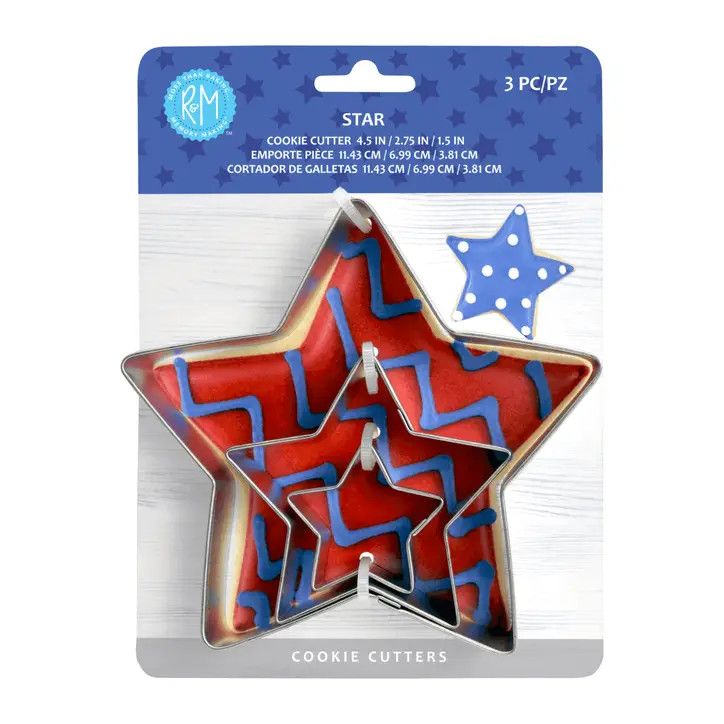 Star Cookie Cutters Set of 3