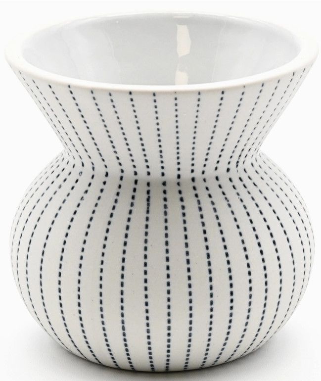 Jube Mini-Handcrafted Porcelain Vase White