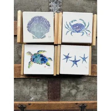 Coastal Variety Coaster Set