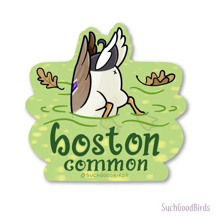 Boston Common Duck Butt Sticker