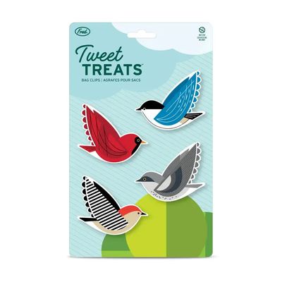 Tweet Treats Bird Bag Clips Set of 4