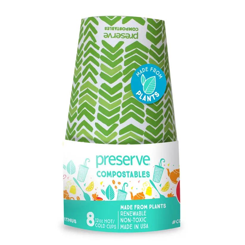 Compostable Cups - 8 Pack Sea Grass