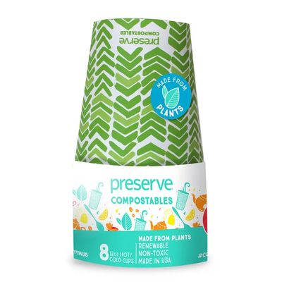 Compostable Cups - 8 Pack Sea Grass