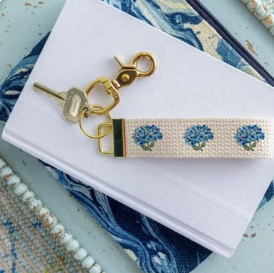 Endless Summer Hydrangea Keychain