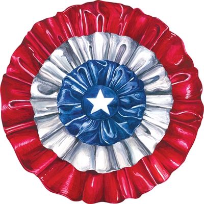 Die Cut Star-Spangled Placemat Set of 12