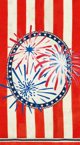 Stars, Stripes And Sparks Guest Towels - 15 Per Package