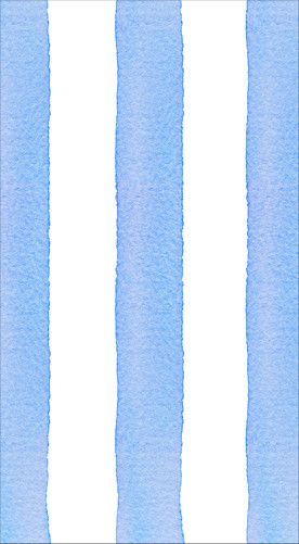 Cafe Stripe Blue Guest Towels - 12 Per Package