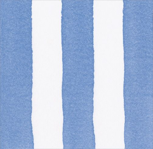 Cafe Stripe Blue Cocktail Napkins - 20 Per Package
