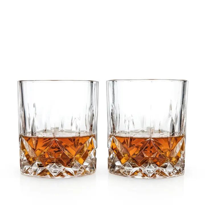 Admiral Crystal Lowball Tumblers Set of 2