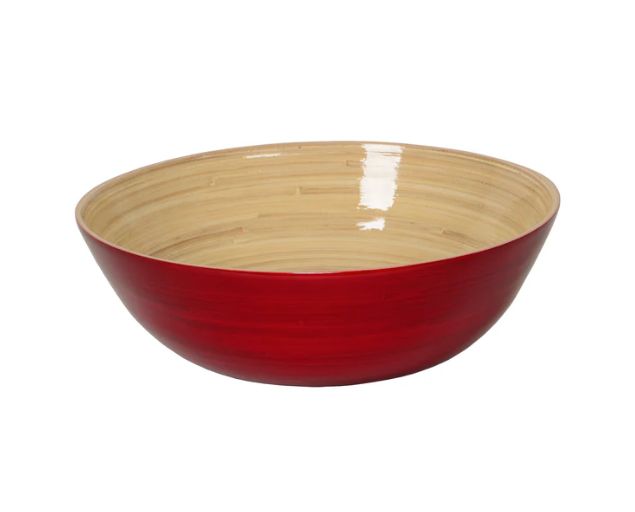 Bamboo Everything Bowl, Color: Red
