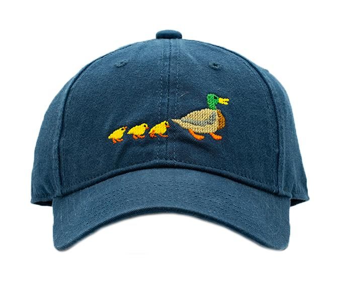 Kids Duckling Baseball Hat Navy