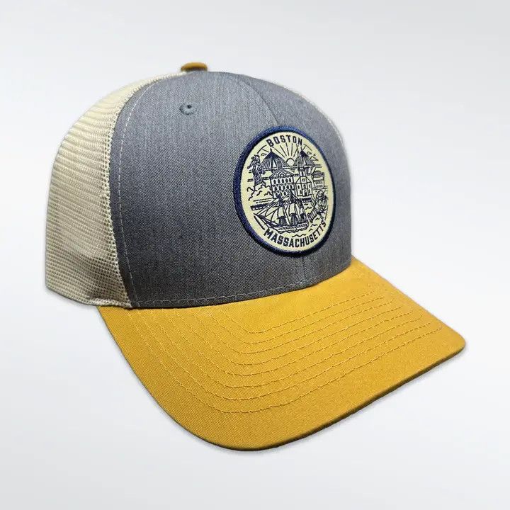 Boston Circle Line Design Baseball Cap