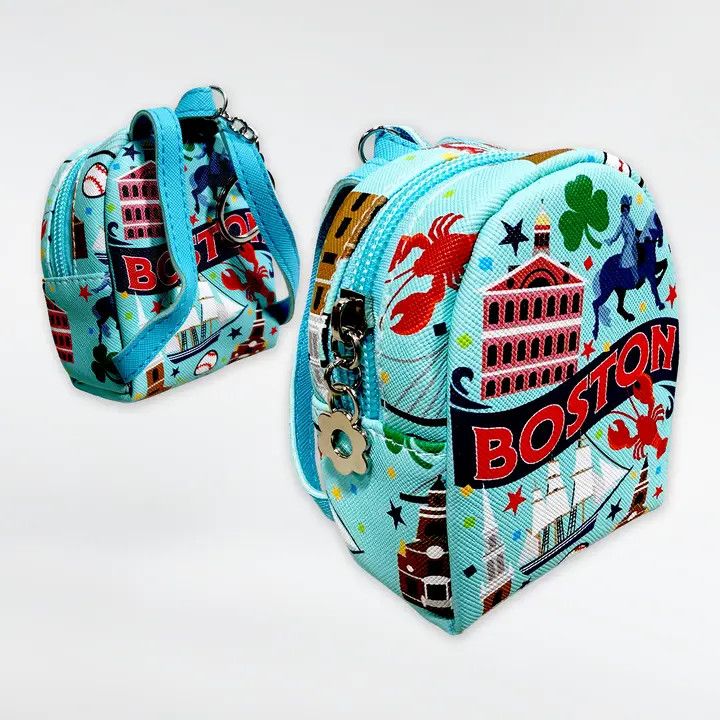 Boston Mini Backpack Keychain