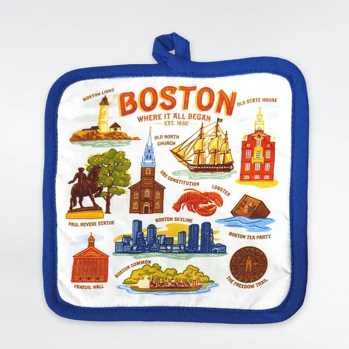 Boston Vintage Icons Potholder