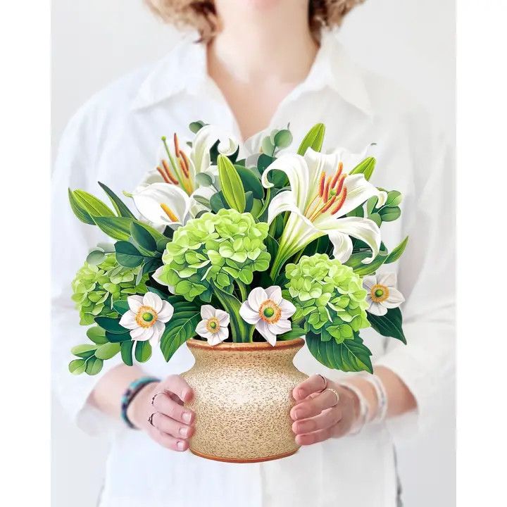 Ivory &amp; Sage Pop-Up Greeting Card
