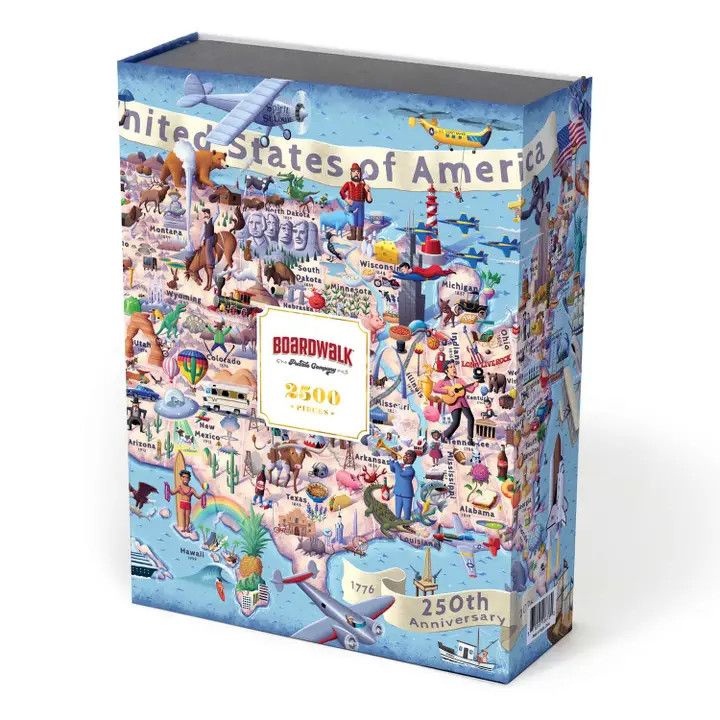America the Beautiful 250th 2500pc Jigsaw Puzzle