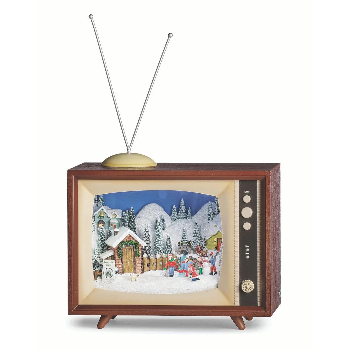 Amusements Lighted Musical Rotating Tree Lot TV