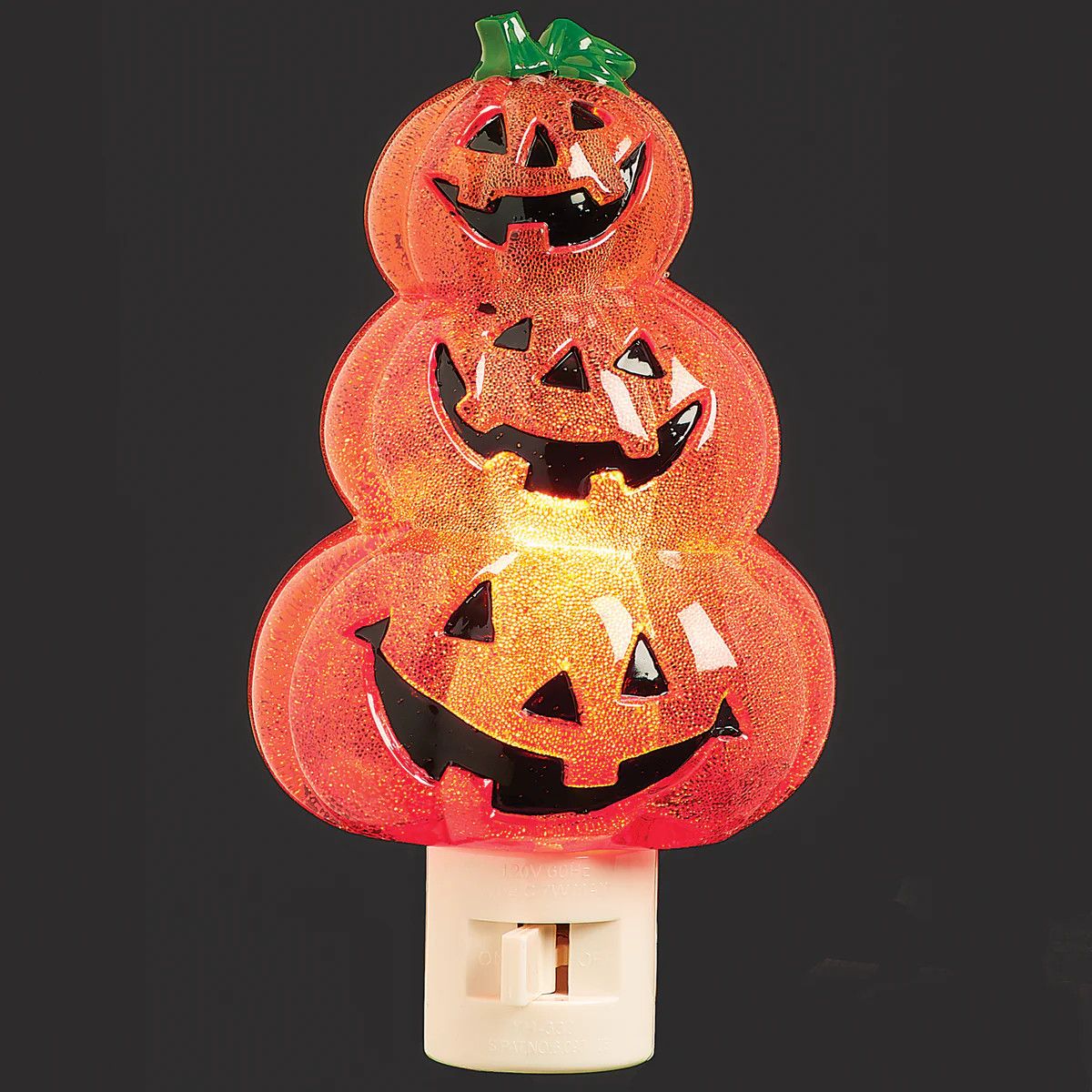 Stacked Jack-O'-Lanterns Night-Light