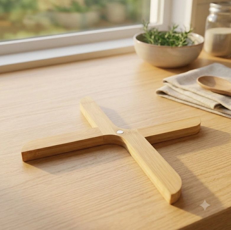 Bamboo Collapsible Trivet