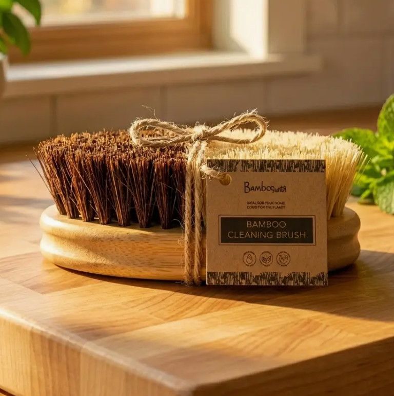 Bamboo Vegetable Cleaning Brush