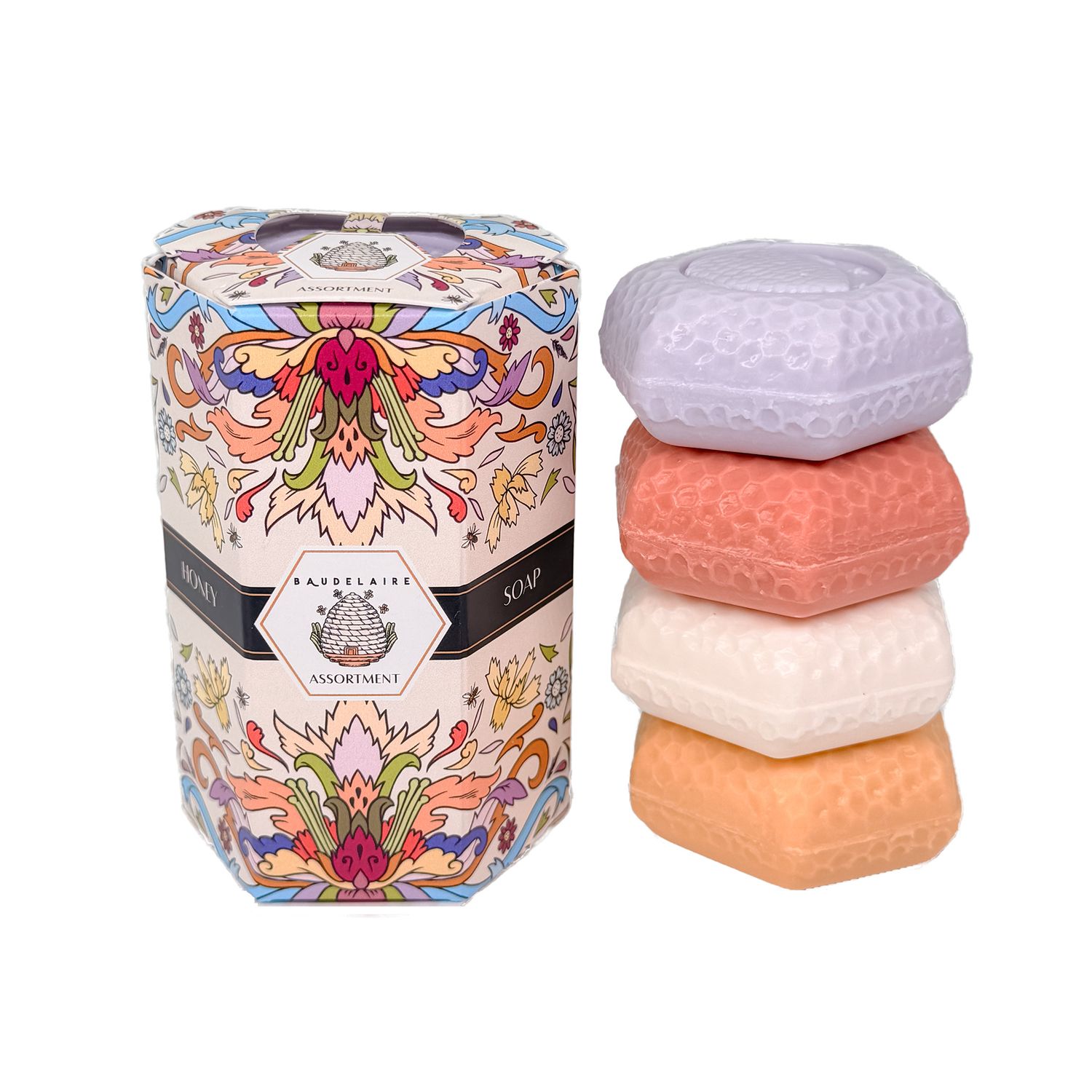 Honey Soap Assortment 1.4 oz Quartet