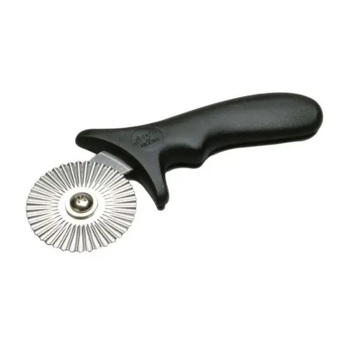 Fluted Pastry Cutter with 2.5" Stainless Steel Wheel