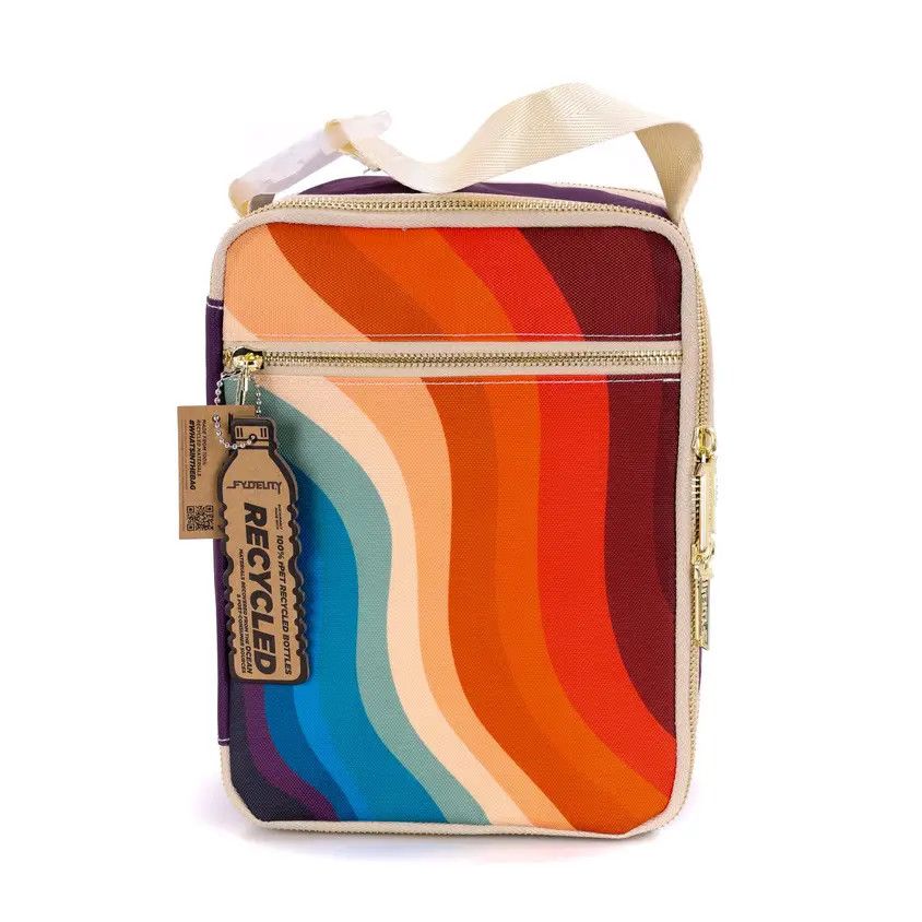 Insulated Lunchbox, Color: Groovy Rainbow