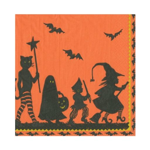 Halloween Parade Recycled Luncheon Napkins - 20 napkins per package