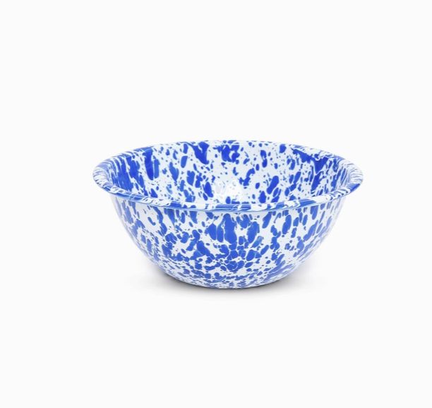 Splatter Enamelware Small Serving 2QT