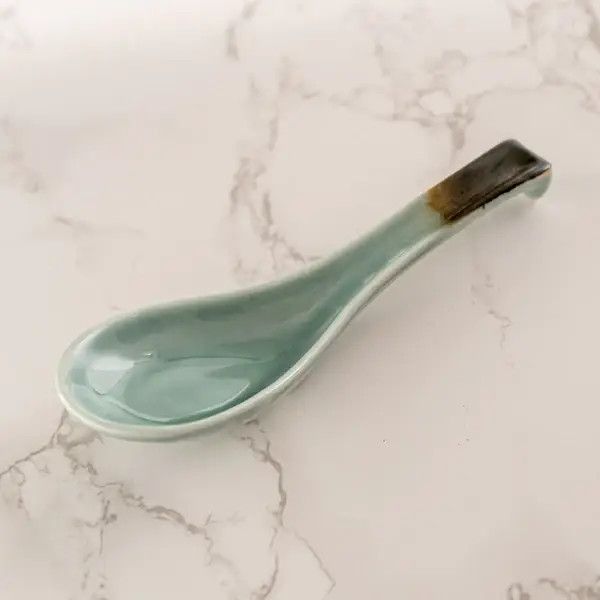 Soup Spoon Green 5.7"