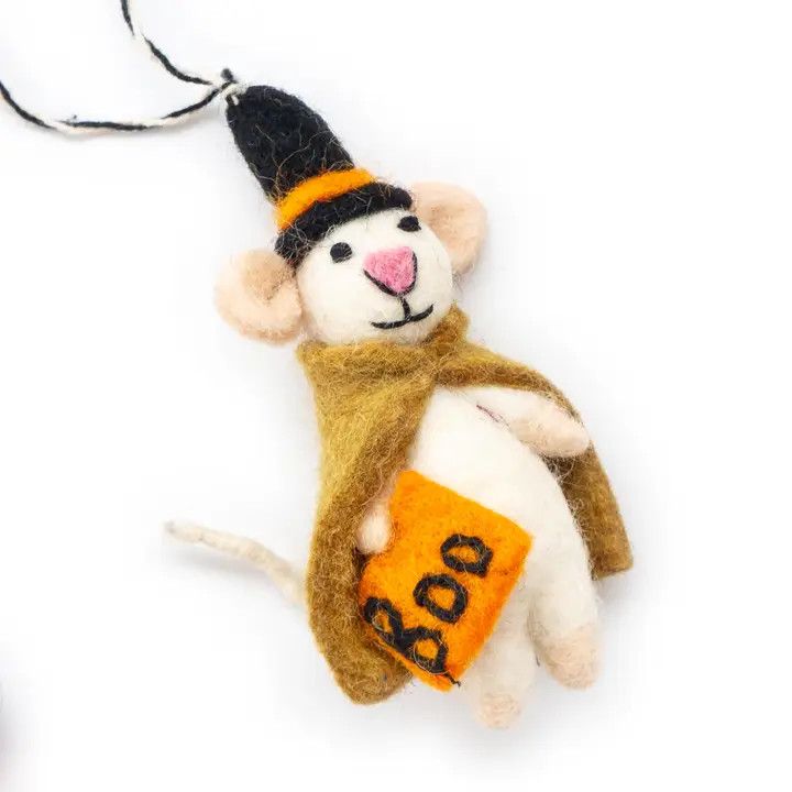Gandalf the Wizard Mouse Wool Ornament
